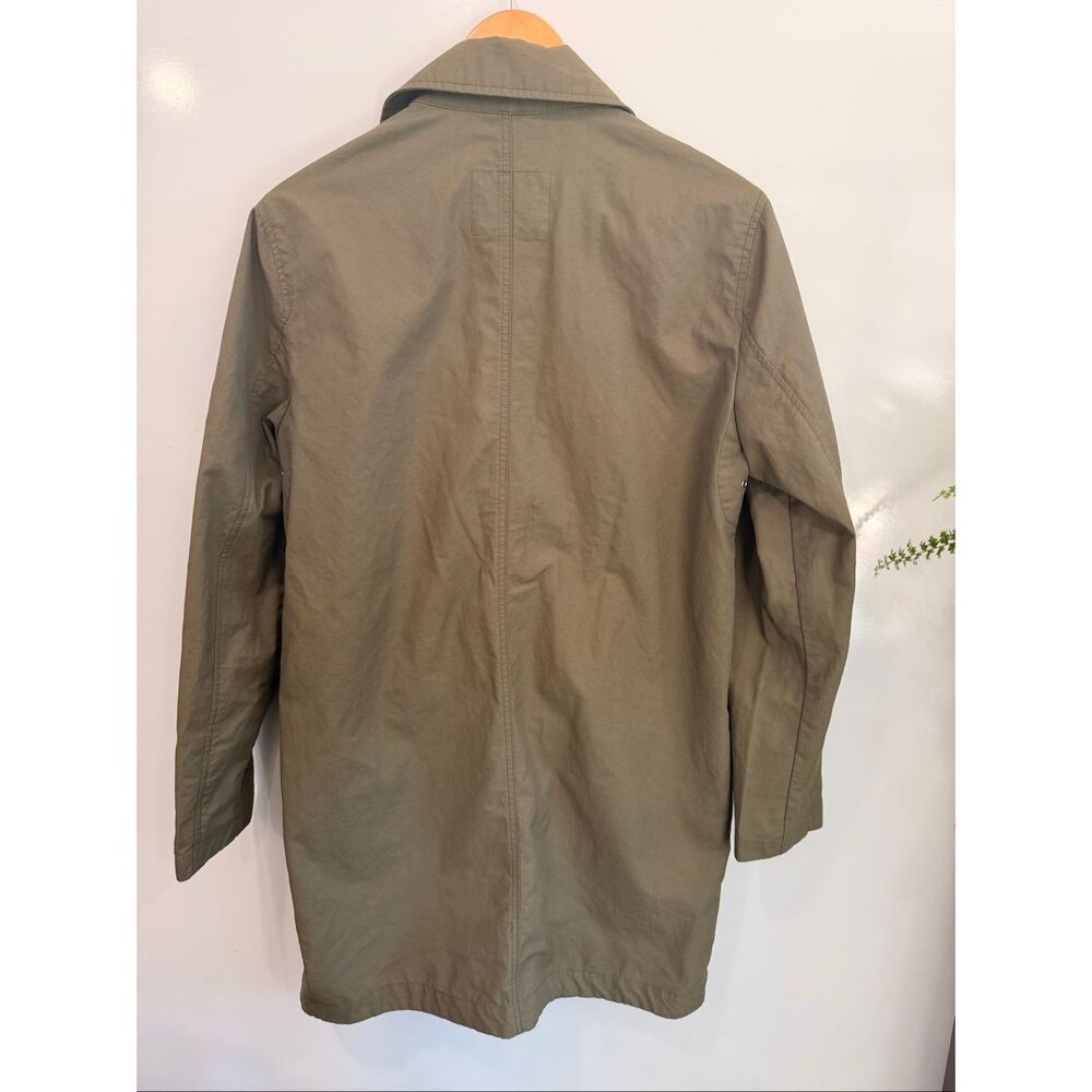 Abercrombie Fitch Olive Trench Coat Jacket S NWOT - Picture 6 of 6